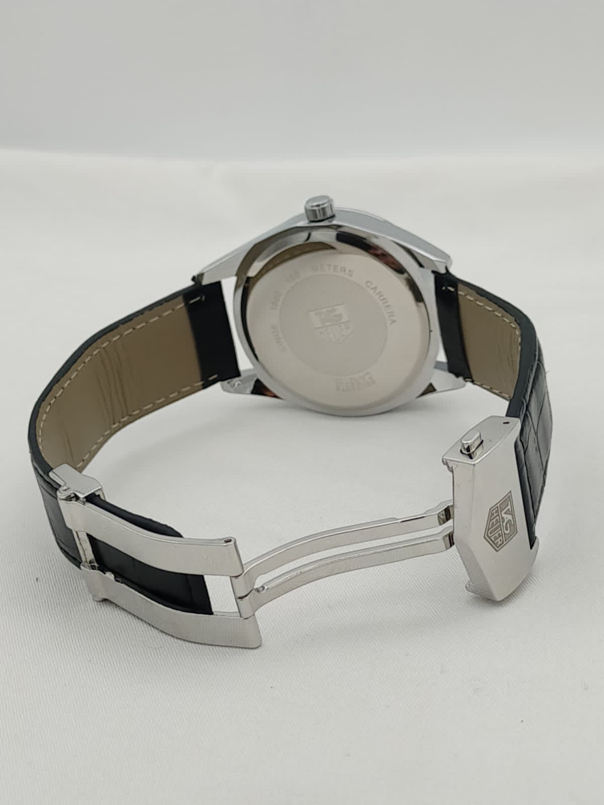 Carrera Calibre 5 - Luxury Swiss Watch With Leather Strap - Image 2