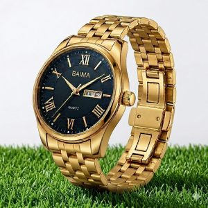 Baima Quartz Stainless Steel Wristwatch