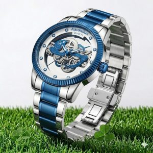 Luxury Skeleton Dial Quartz Watch